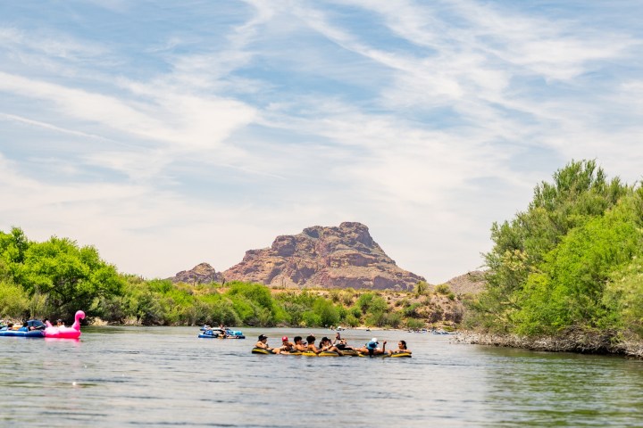 a small boat in a body of water