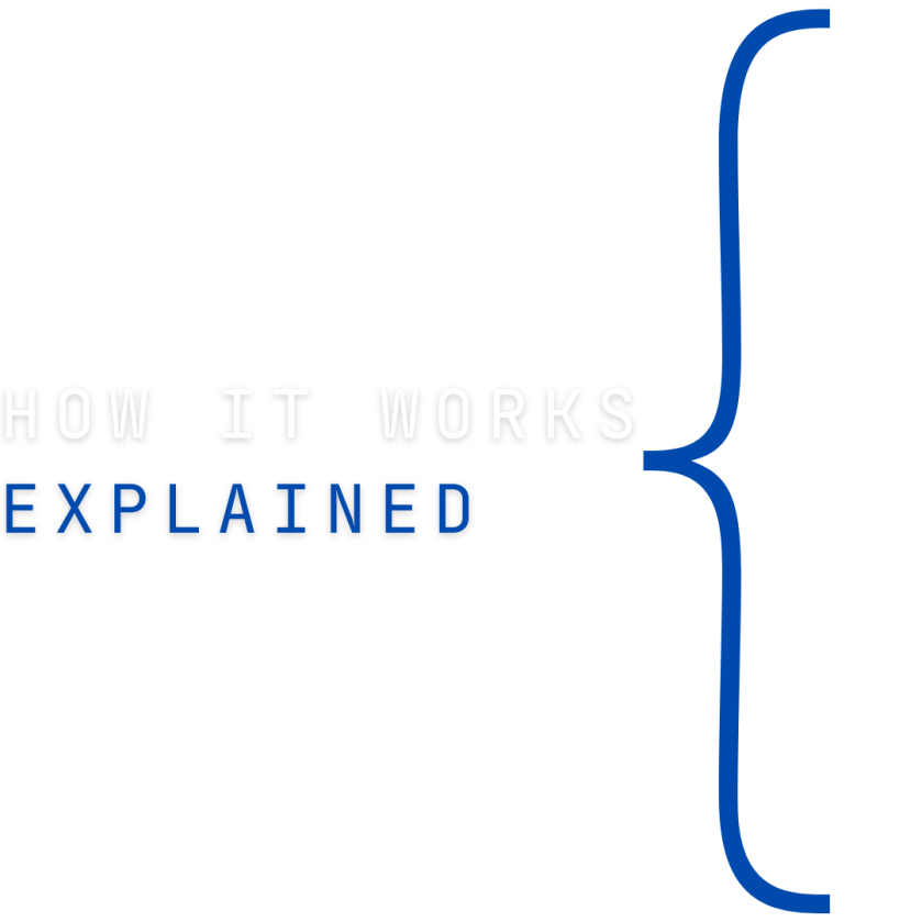 HOW IT WORKS HOW IT WORKS
