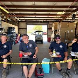 Javier Gurruchaga et al. standing in a room