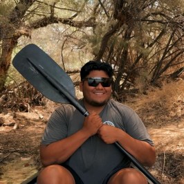 a man and a woman taking a selfie